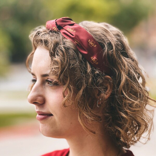 ZooZatz Cardinal and Black I-State Luxe Scrunchie 2-Pack